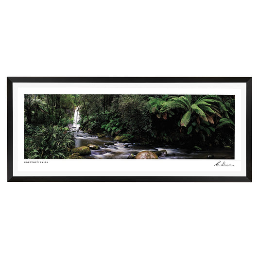 Hopetoun Falls by Ken Duncan - Majestic Waterfall Landscape Print Framed