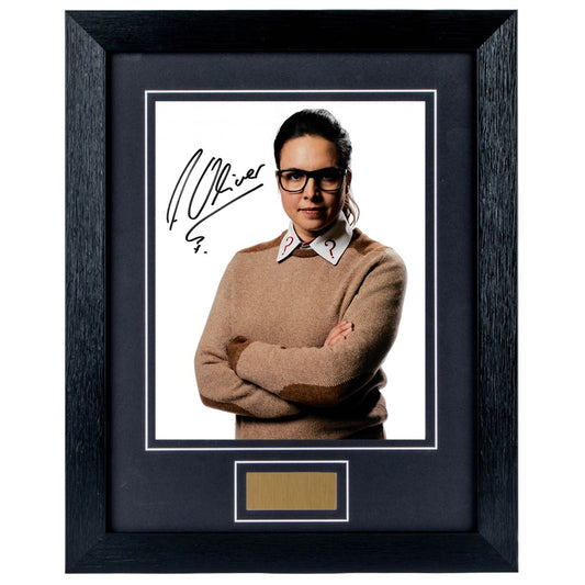 Ingrid Oliver Personally Signed Doctor Who V2 8 x 10 Photograph Framed