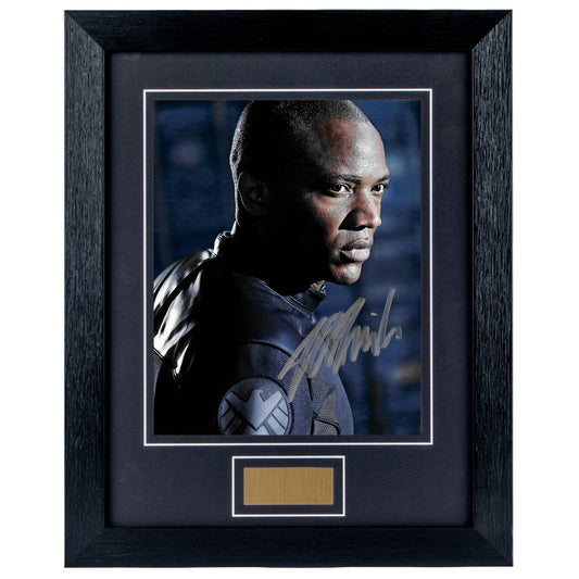 J August Richards Personally Signed S.H.I.E.L.D 8 x 10 Photograph Framed