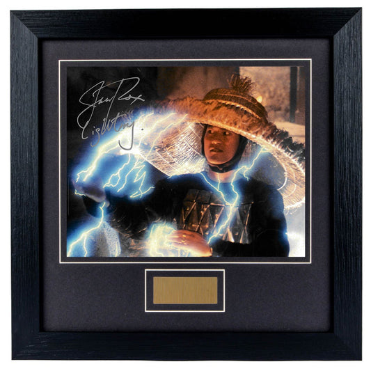 James Pax Personally Signed Big Trouble Little China V2 8 x 10 Photograph Framed