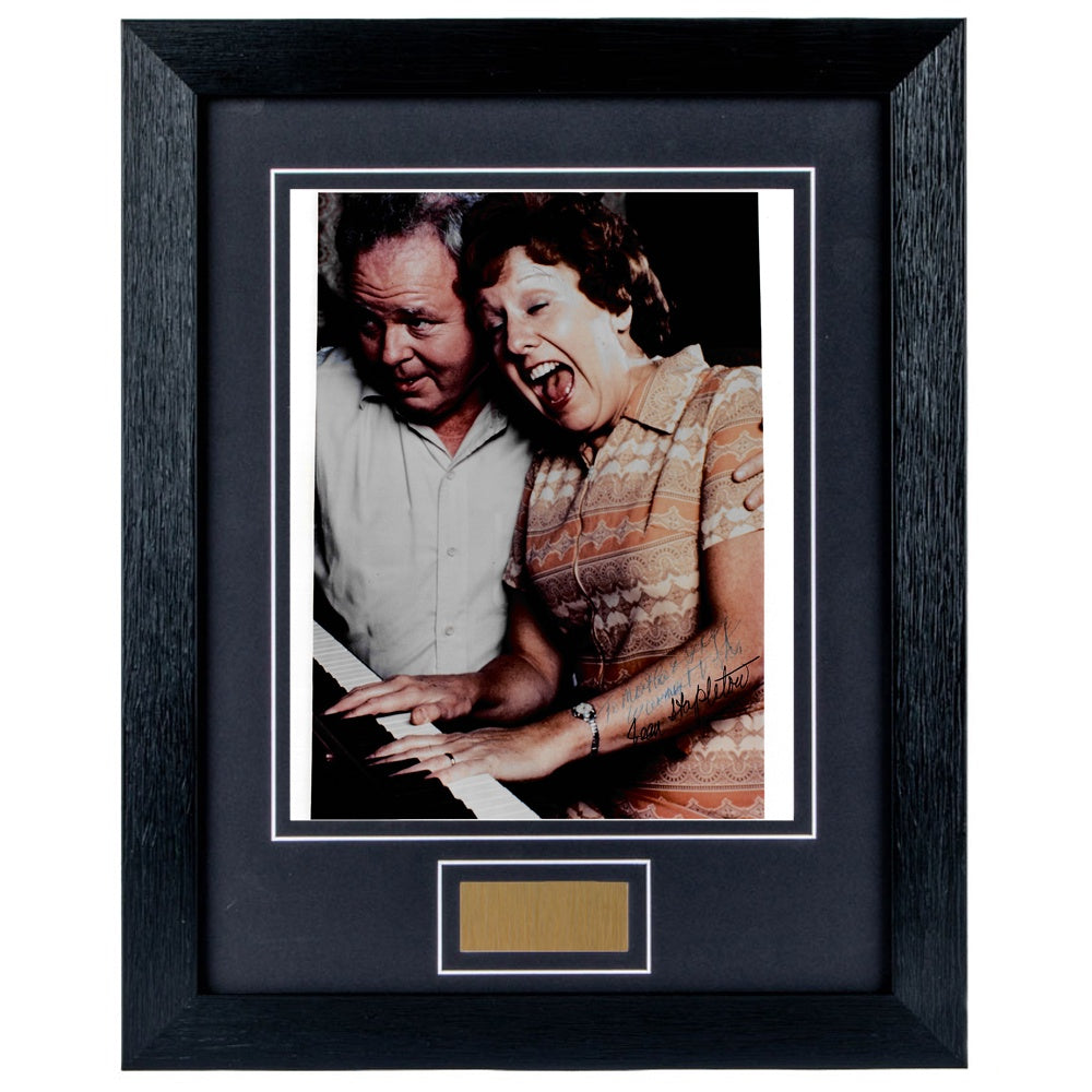 Jean Stapleton Personally Signed All in The Family Personalised 8 x 10 Photograph Framed