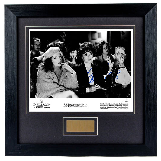 Joan Collins Personally Signed A Midwinter's Tale 8 x 10 Photograph Framed