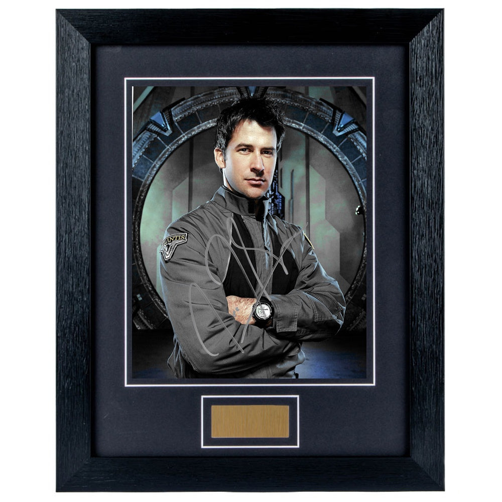 Joe Flanigan Personally Signed Stargate Atlantis V3 8 x 10 Photograph Framed