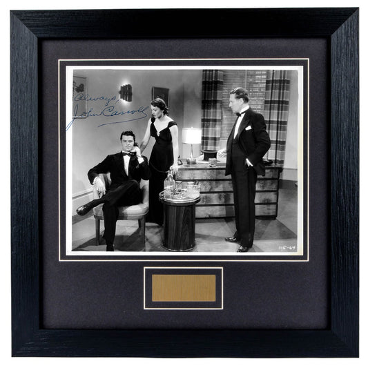 John Carrol Personally Signed Zorro Rides Again 8 x 10 Photograph Framed