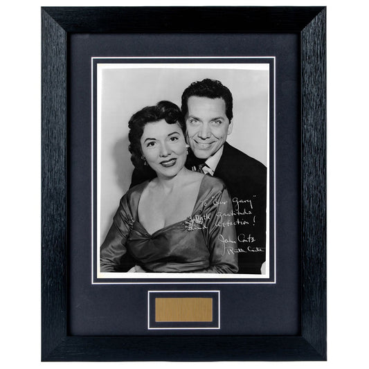 John Conte and Ruth Conte Personally Signed Personalised Portrait 8 x 10 Photograph Framed