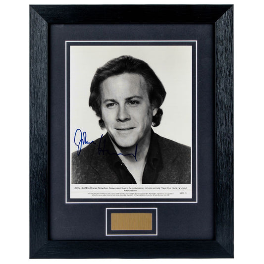 John Heard Personally Signed Head Over Heels 8 x 10 Photograph Framed