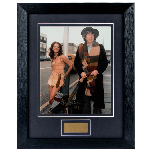 John Leeson Personally Signed Doctor Who V4 8 x 10 Photograph Framed