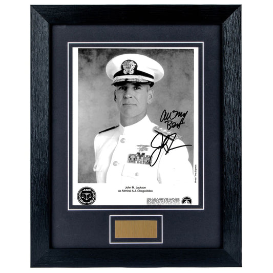 John M Jackson Personally Signed JAG  8 x 10 Photograph Framed