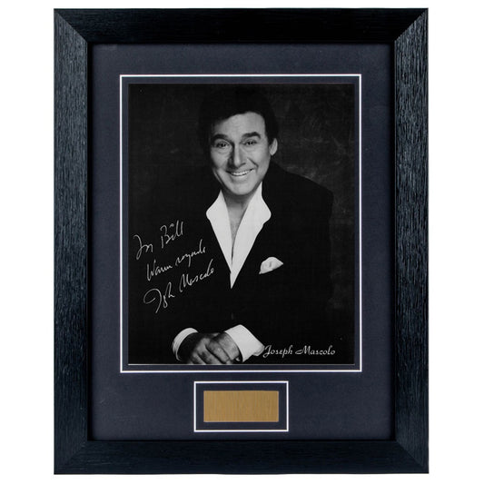 Joseph Mascolo Personally Signed Days of Our Lives Personalised  8 x 10 Photograph Framed