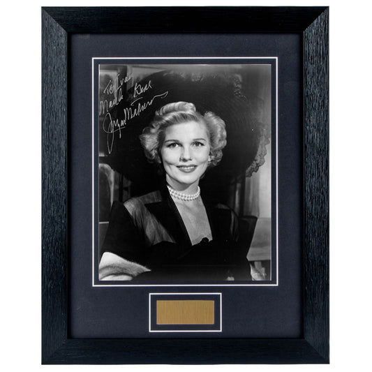 Joyce Matthews Personally Signed Personalised Portrait 8 x 10 Photograph Framed