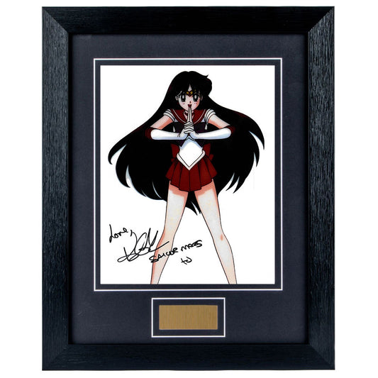 Katie Griffin Personally Signed Sailor Moon 8x10 Photograph Framed