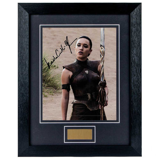 Keisha Castle-Hughes Personally Signed Game Of Thrones V3 8 x 10 Photograph Framed