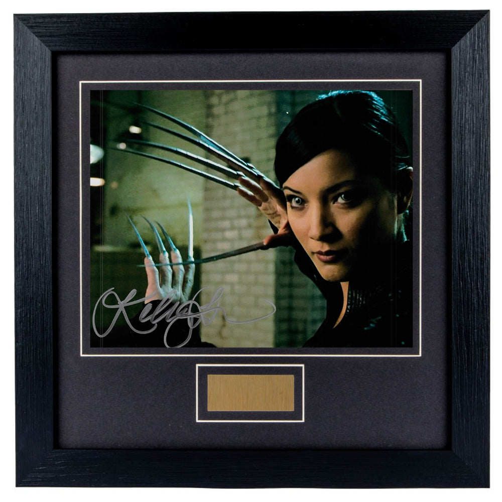 Kelly Hu Signed X-Men Photo Framed