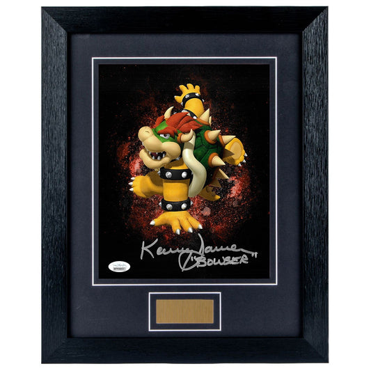 Kenneth James Personally Signed Bowser 8x10 Photograph Framed