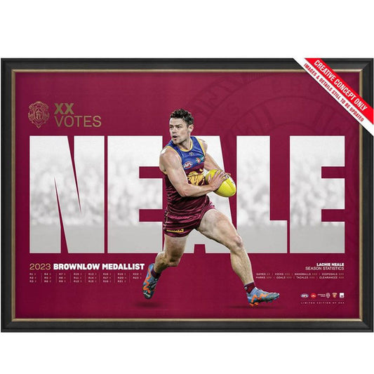 Brisbane Lions – LACHIE NEALE 2023 BROWNLOW MEDAL SPORTSPRINT