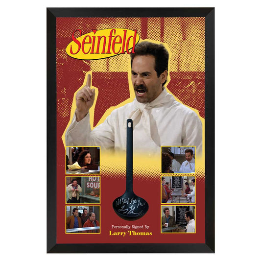 Seinfeld Soup Nazi Signed Ladle Display Framed – Larry Thomas Autograph