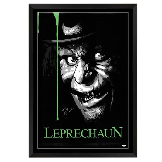 Leprechaun Ken Olandt Signed Movie Poster - JSA Certified Framed