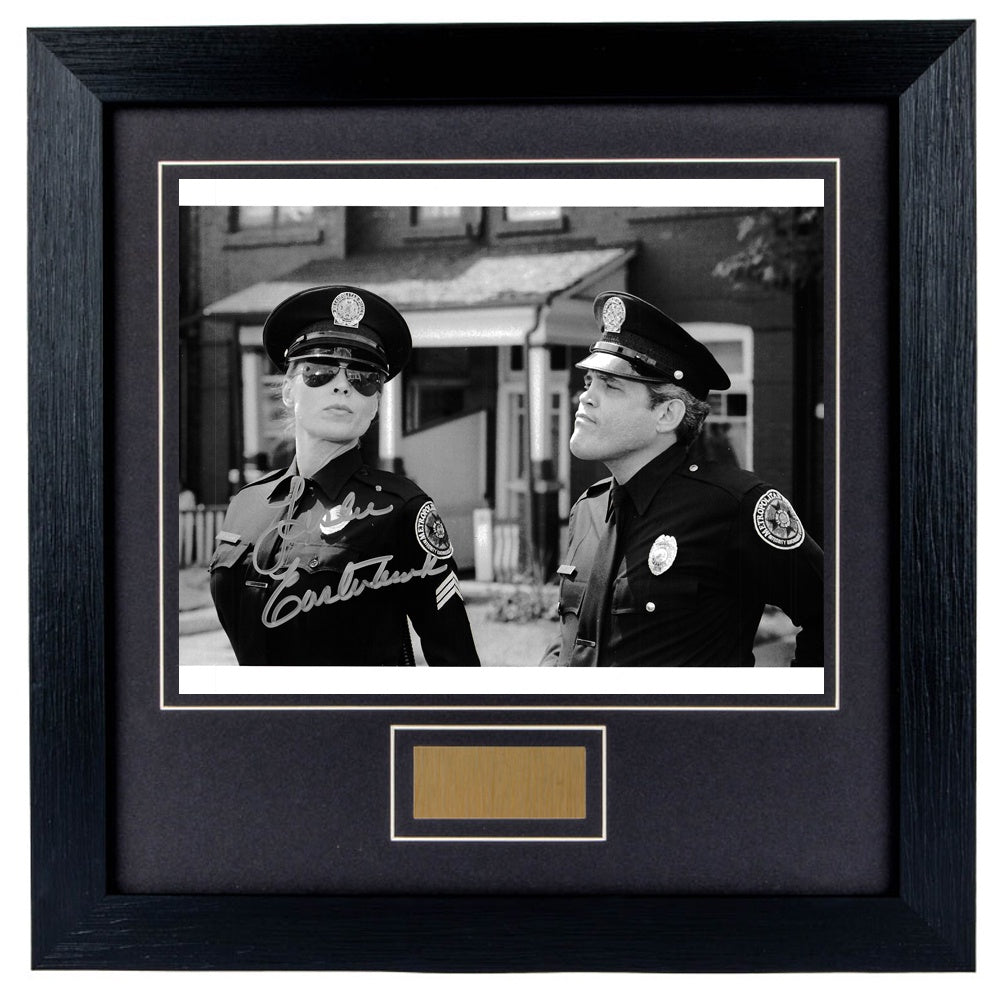 Leslie Easterbrook Personally Signed Police Academy V5 8 x 10 Photograph Framed