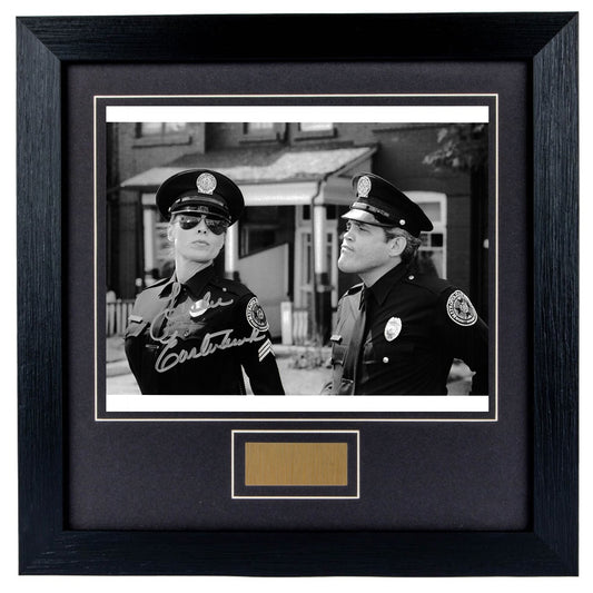 Leslie Easterbrook Personally Signed Police Academy V5 8 x 10 Photograph Framed