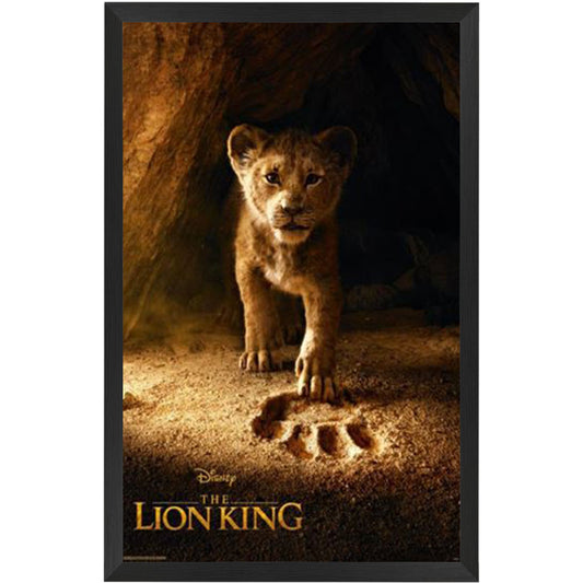 Lion King Simba Poster Framed