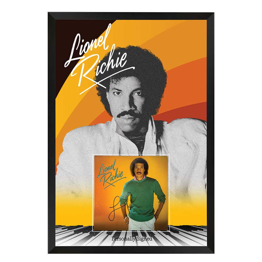 Lionel Richie Signed Album Display Framed – Beckett COA