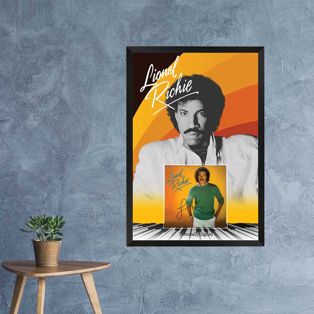 Lionel Richie Signed Album Display Framed – Beckett COA