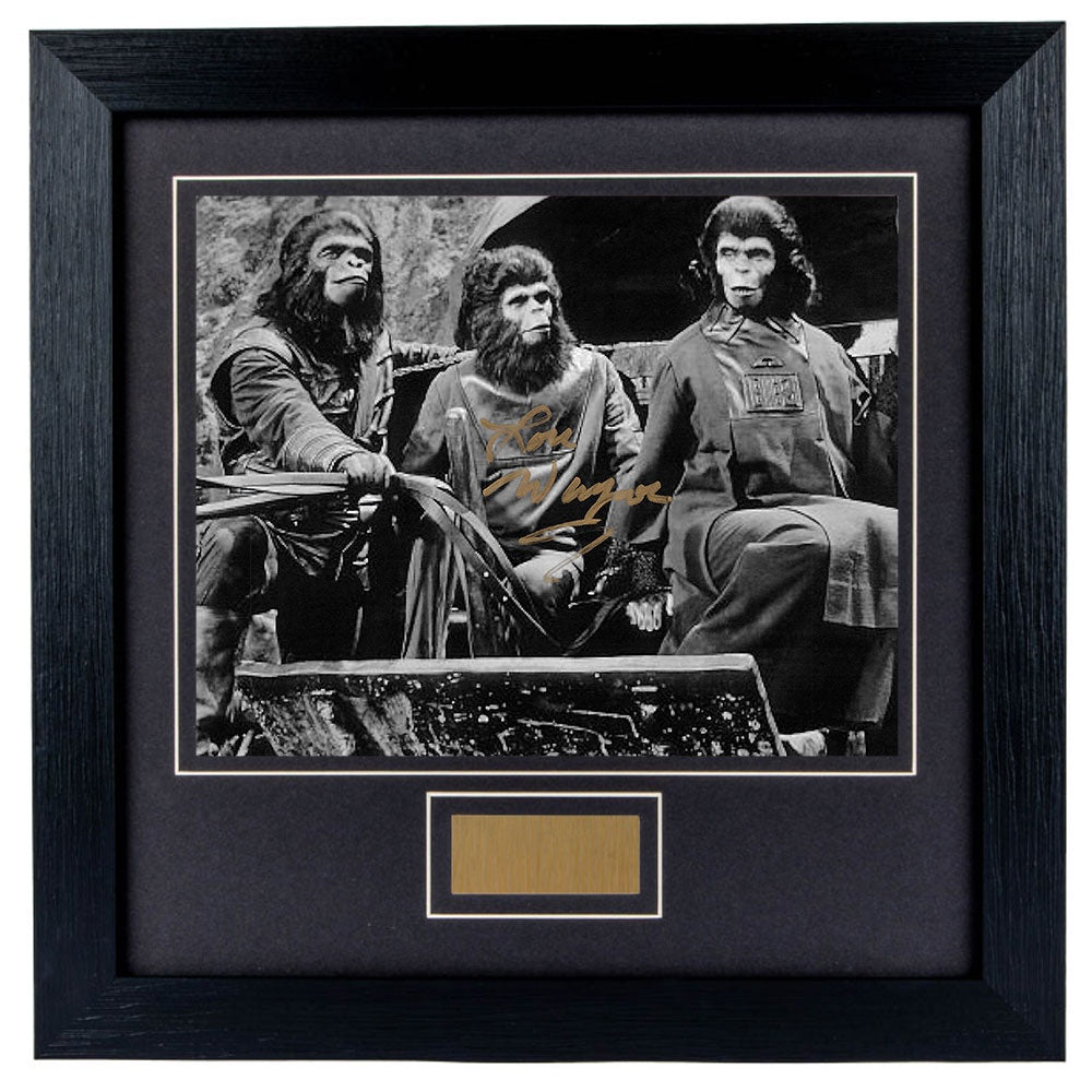 Lou Wagner Personally Signed Planet of the Apes v2 8 x 10 Photograph Framed