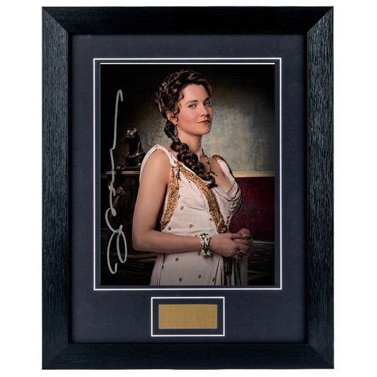 Lucy Lawless Personally Signed Spartacus 8 x 10 Photograph Framed