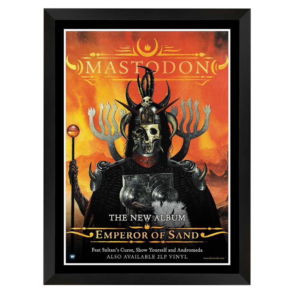 Mastodon Emperor of Sand Album Poster Framed
