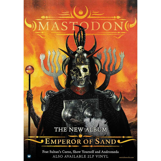 Mastodon Emperor of Sand Album Poster Unframed