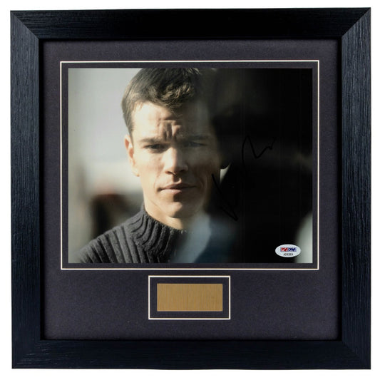 Matt Damon Personally Signed Jason Bourne V1 8 x 10 Photograph Framed