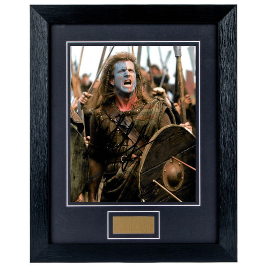 Mel Gibson Personally Signed Braveheart 8 x 10 Photograph Framed