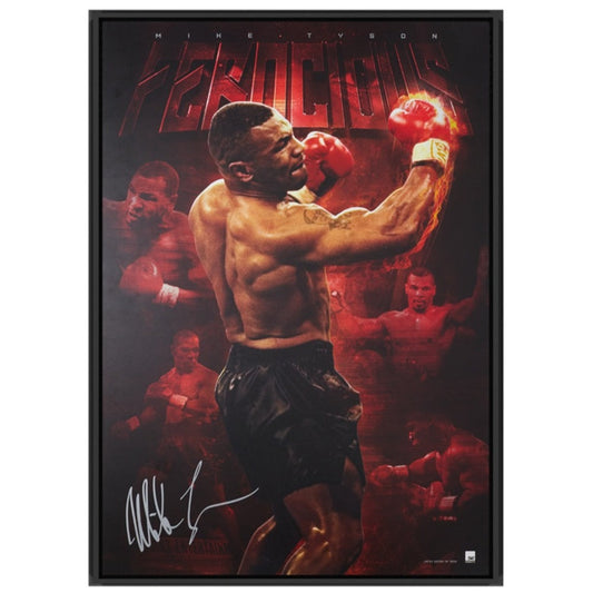 Mike Tyson Ferocious Sportsprint Framed