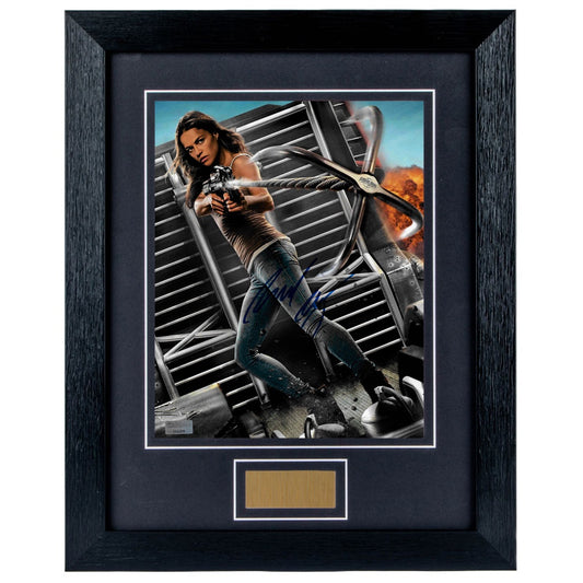 Michelle Rodriguez Personally Signed Fast And Furious 8 x 10 Photograph Framed
