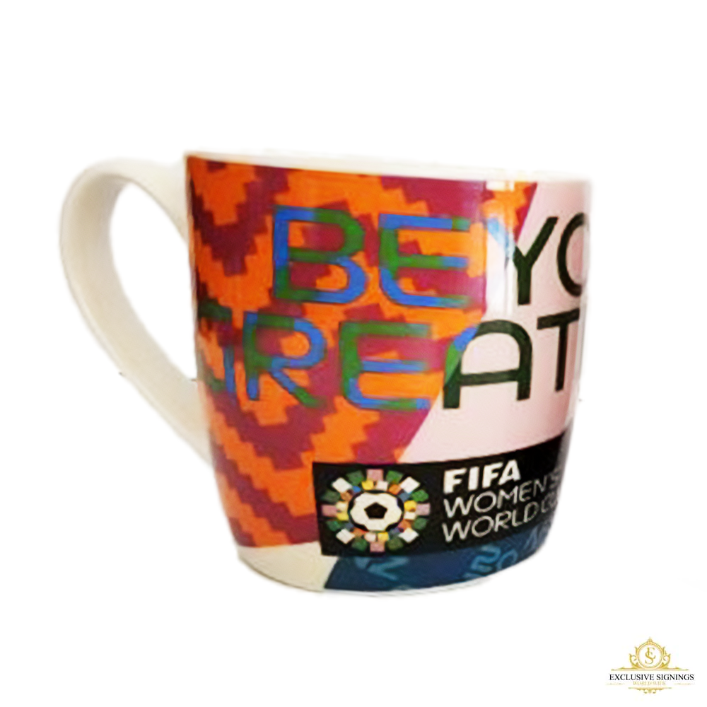 FIFA Womens World Cup 2023 Logo Barrel Coffee Cup Mug