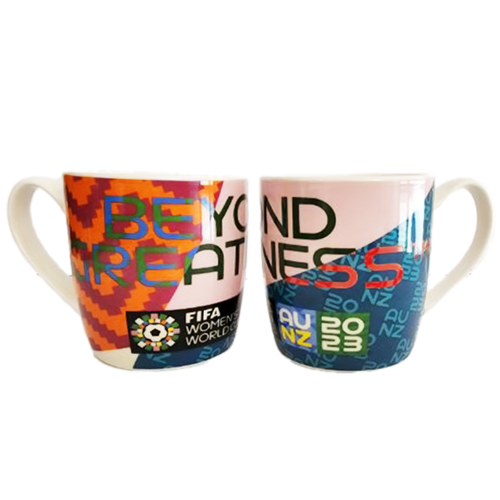 FIFA Womens World Cup 2023 Logo Barrel Coffee Cup Mug