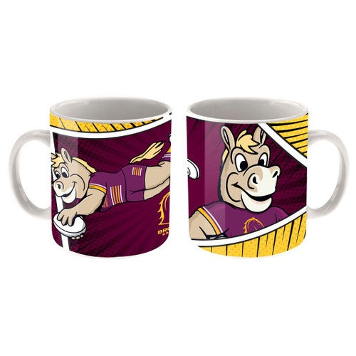 Brisbane Broncos NRL Massive Team Mascot Cup Mug