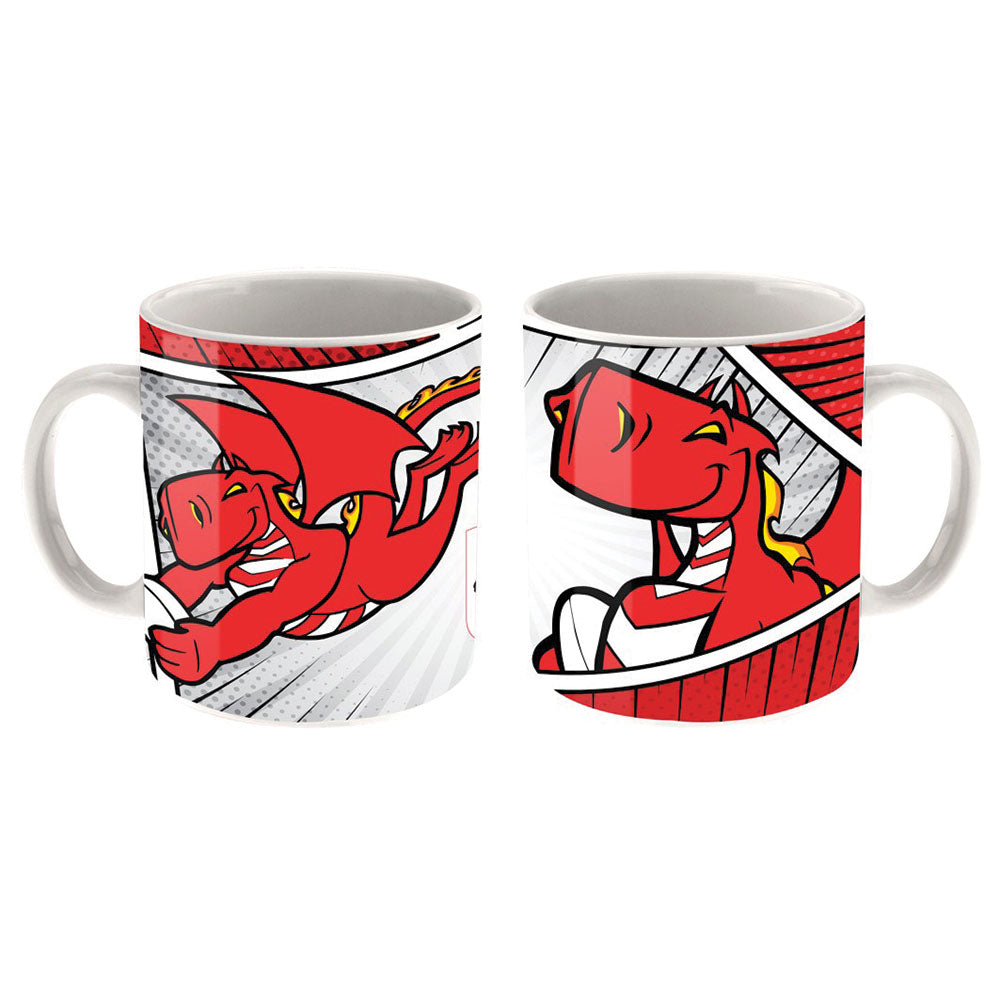 St George Illawarra Dragons NRL Massive Team Mascot Cup Mug