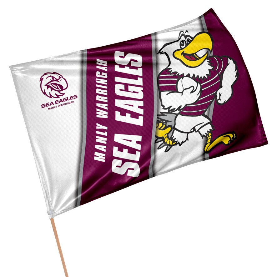 Manly Sea Eagles NRL Retro Game Day Flag