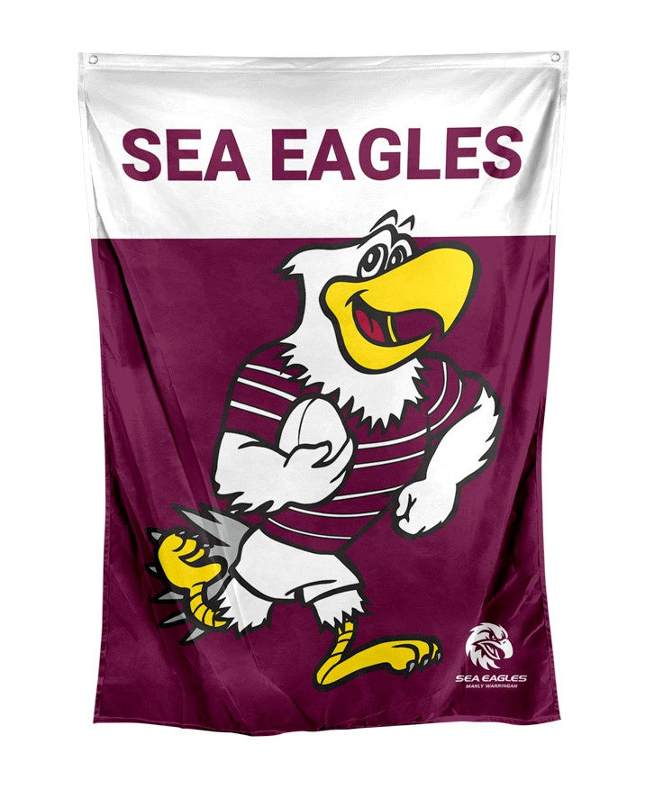 Manly Sea Eagles NRL Mascot Wall Flag