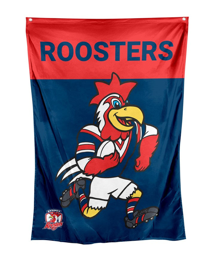Sydney Roosters NRL Mascot Wall Flag