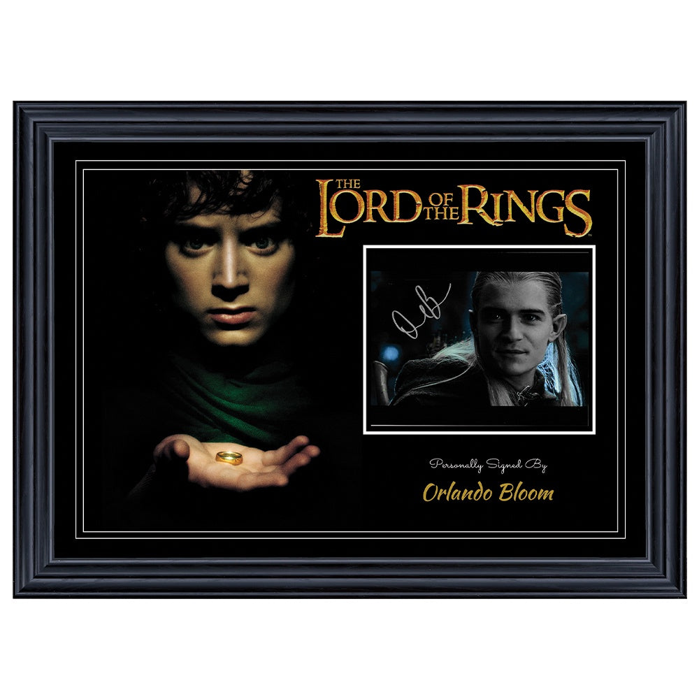 Orlando Bloom Signed Lord Of The Rings 8x10 Photo 2 Framed