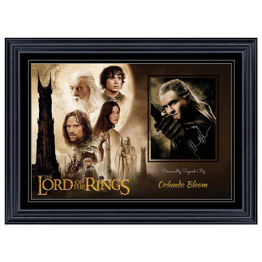 Orlando Bloom Signed Lord Of The Rings 8x10 Photo 3 Framed