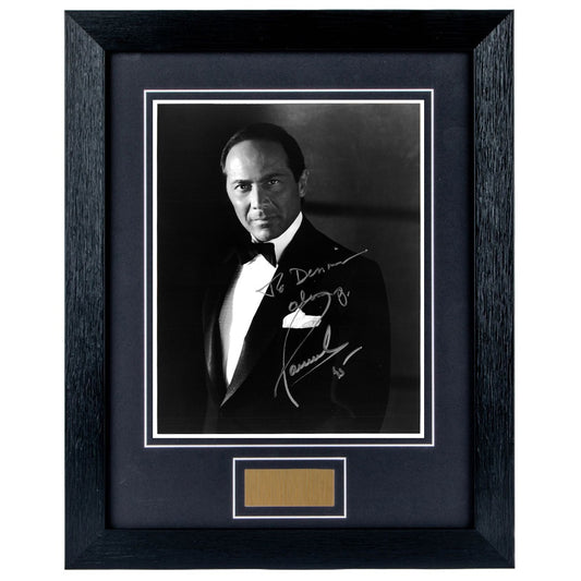 Paul Anka Signed Personalized Framed Photo