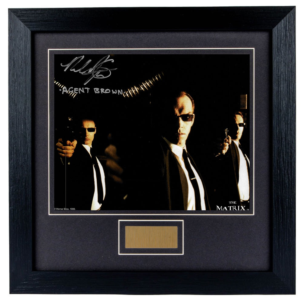 Paul Goddard Personally Signed Matrix 8 x 10 Photograph Framed