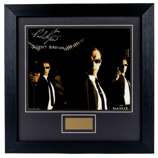 Paul Goddard Personally Signed Matrix 8 x 10 Photograph Framed