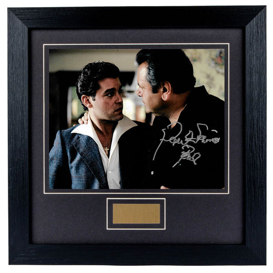 Paul Sorvino Personally Signed Goodfellas V4 8 x 10 Photograph Framed