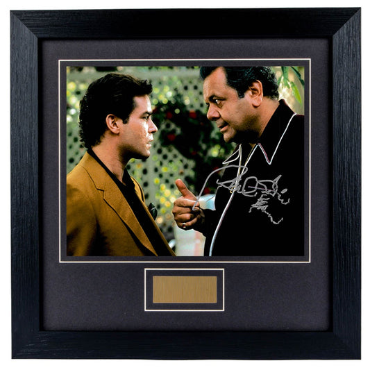 Paul Sorvino Personally Signed Goodfellas V5 8 x 10 Photograph Framed