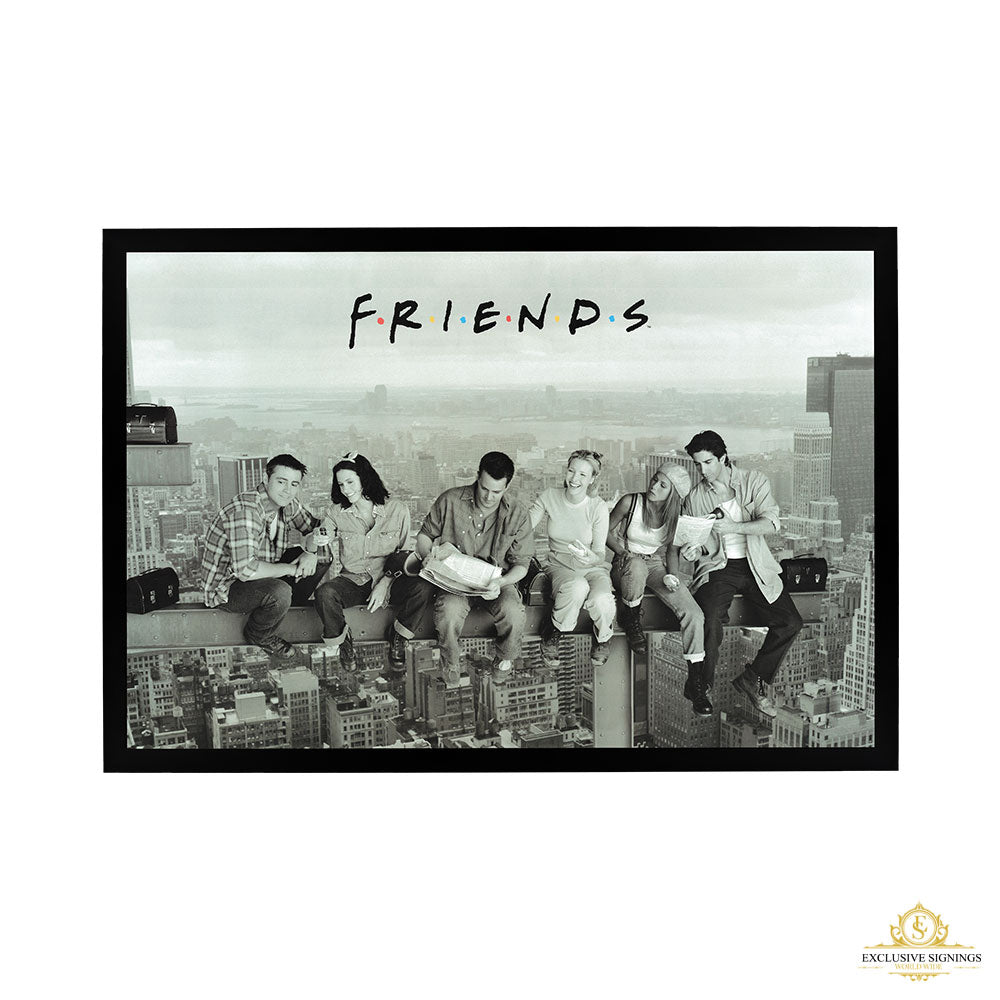 Friends - Lunch On A Skyscraper Poster Framed