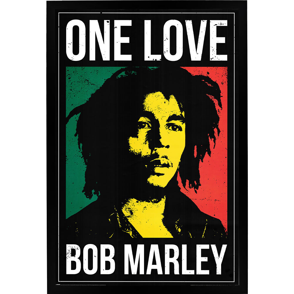 Bob Marley - One Love Poster Framed